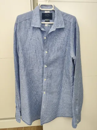 Camisa Springfield Talla M Rayas Azules