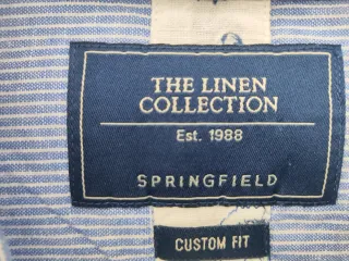Camisa Springfield Talla M Rayas Azules