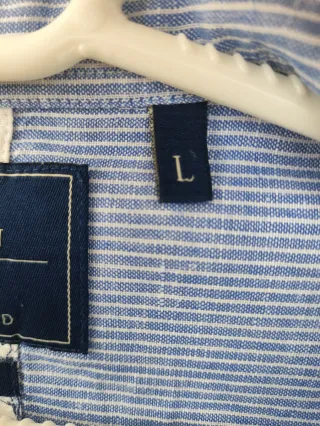 Camisa Springfield Talla M Rayas Azules