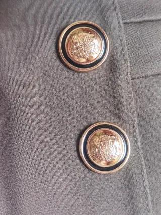 Pantalón Zara botones verde militar