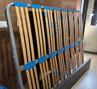 Somier para cama de 150cm x 200cm. Sin patas.