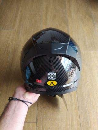Casco Integral L NUEVO Carbono, Visera Ahumada