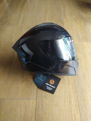 Casco Integral L NUEVO Carbono, Visera Ahumada