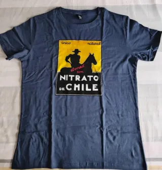 Camiseta Mujer Nitrato de Chile Azul