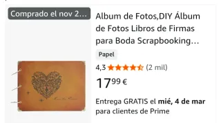 Álbum de fotos DIY Corazón