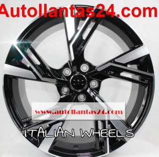 Juego 4 llantas para audi rs6200 black 19