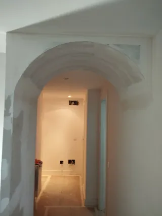 Techos tabiques curvos y hornacinas pladur Madrid