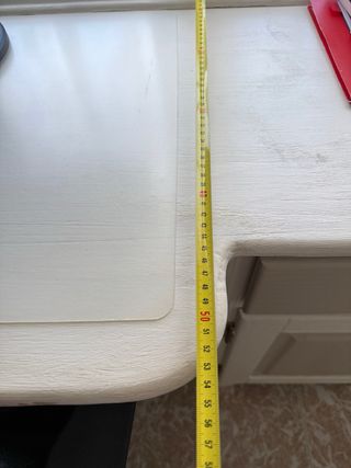 Escritorio con cajones madera de pino blanco