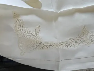 Sábana/Completo letto antico inlino e pizzo Cantù