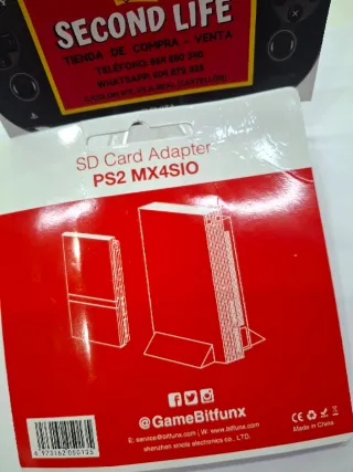 Adaptador Tarjeta SD Bitfunx PS2 MX4SIO