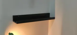 Scaffale da parete Ikea Mosslanda nero