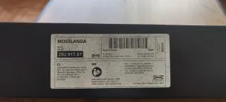 Scaffale da parete Ikea Mosslanda nero