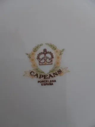Vajilla y juego café Capeans porcelana