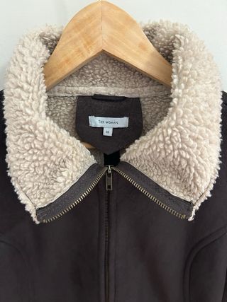 Chaqueta efecto piel Tex Woman T46