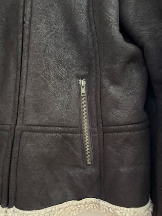 Chaqueta efecto piel Tex Woman T46