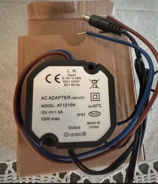 Alimentatore AC ADAPTER AT1215H 12VDC