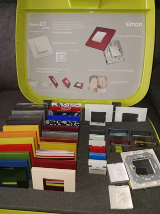 Lote Fundas Marcos Interruptores y Teclas Simon 27