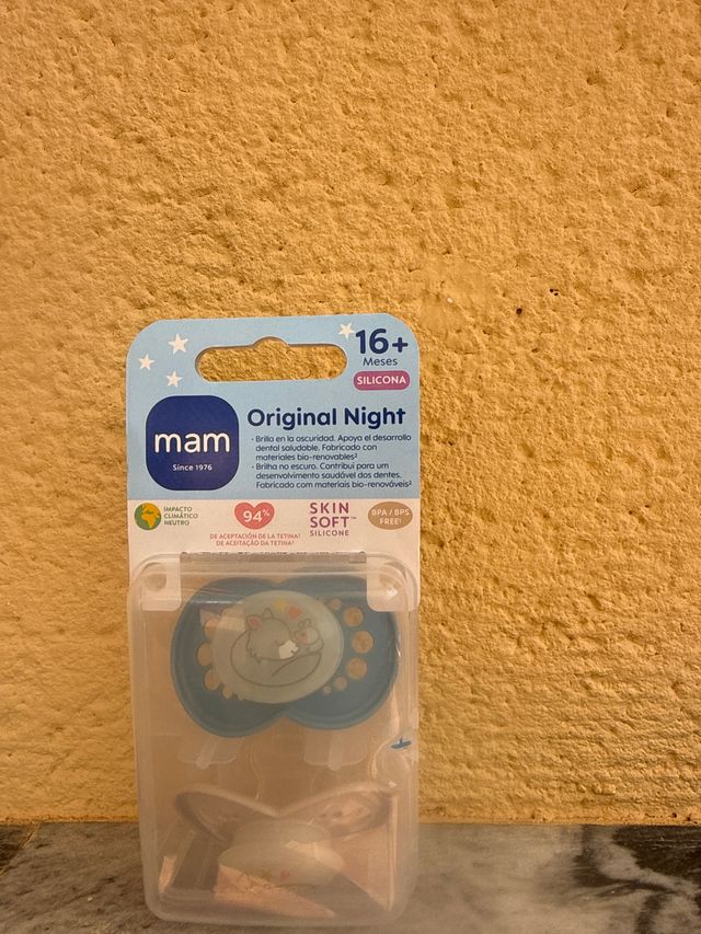 Chupete Mam Original Night 16+ Meses Silicona