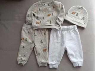 Conjunto bebé 3 piezas estampado bosque