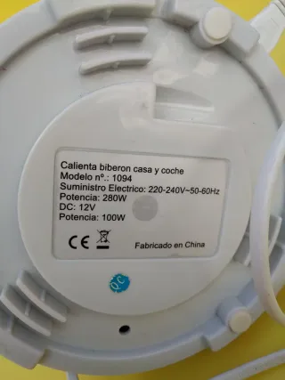 Calienta Biberones Azul