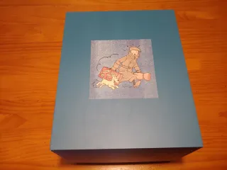 Figura Tintín i Milú de resina i metall 21cm