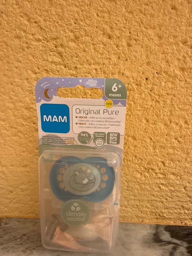 Chupete MAM Original Pure 6+ meses