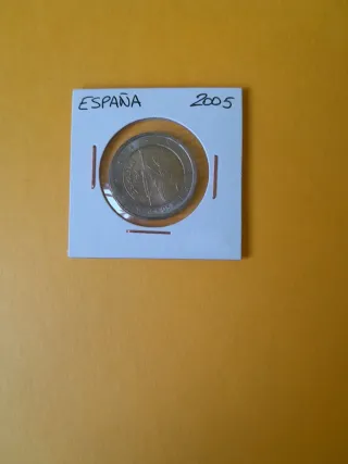 Moneda 2 Euros España 2005 Conmemorativa