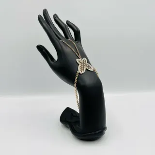 Pulsera Manita Mariposa Bicolor 18K