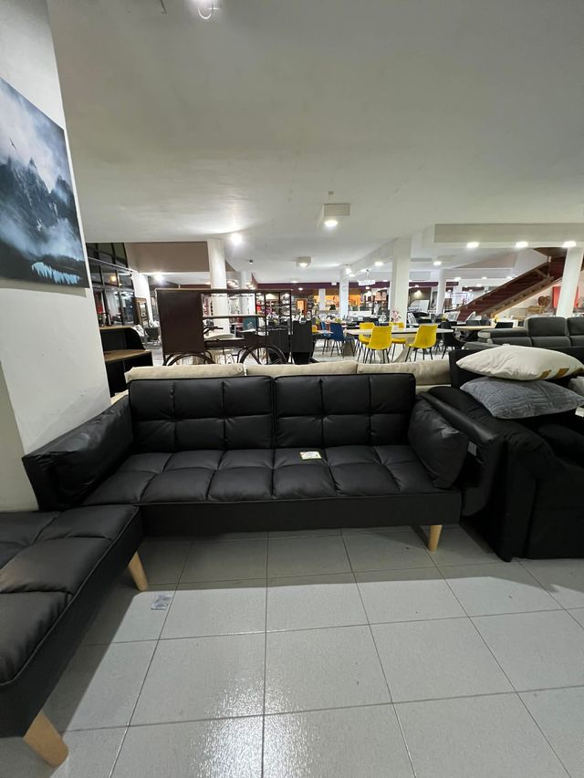 Sofá Cama Negro Polipiel Oferta