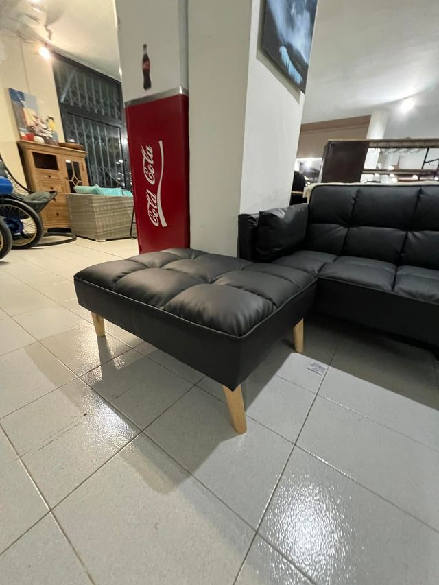 Sofá Cama Negro Polipiel Oferta