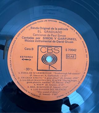 El Graduado - Banda Sonora Original Vinilo