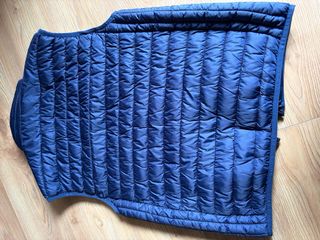 Chaleco plumífero azul