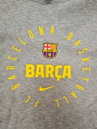 Sudadera Nike FC Barcelona Baloncesto Gris