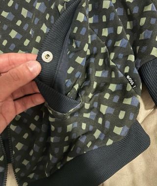 Casaco Boss Preto e Azul