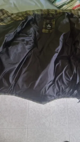 Abrigo pana cuadros Pull&Bear Talla S