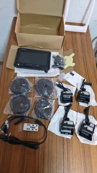 OiLiehu Cámara Trasera Coche 9 4 Cámaras