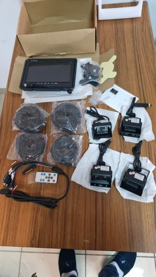 OiLiehu Cámara Trasera Coche 9 4 Cámaras