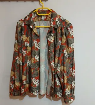 Blusa vintage floral