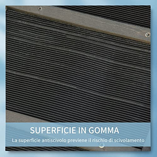 Rampa per Cani Pieghevole in Legno con Superficie