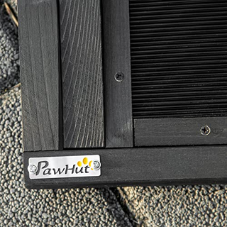 Rampa per Cani Pieghevole in Legno con Superficie