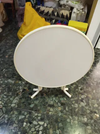 Mesa plegable redonda