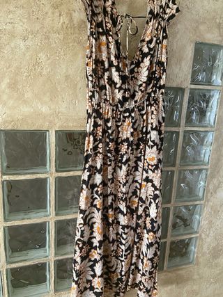 Vestido Mango Estampado Floral Talla M