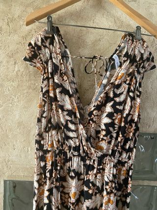 Vestido Mango Estampado Floral Talla M