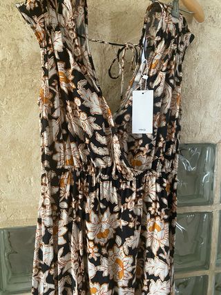 Vestido Mango Estampado Floral Talla M