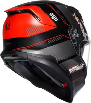 Casco AGV K7 Kyber Negro Rojo