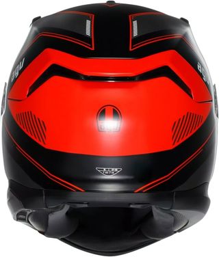 Casco AGV K7 Kyber Negro Rojo