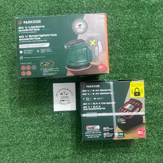Lijadora excéntrica Parkside 20V