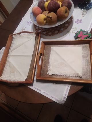 Pie de maquina de coser, con tablero