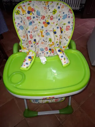 Trona de bebé verde