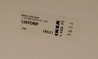 Consola Blanca Ikea.